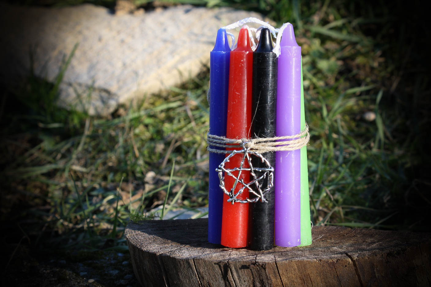 Set of 10 ritual candles