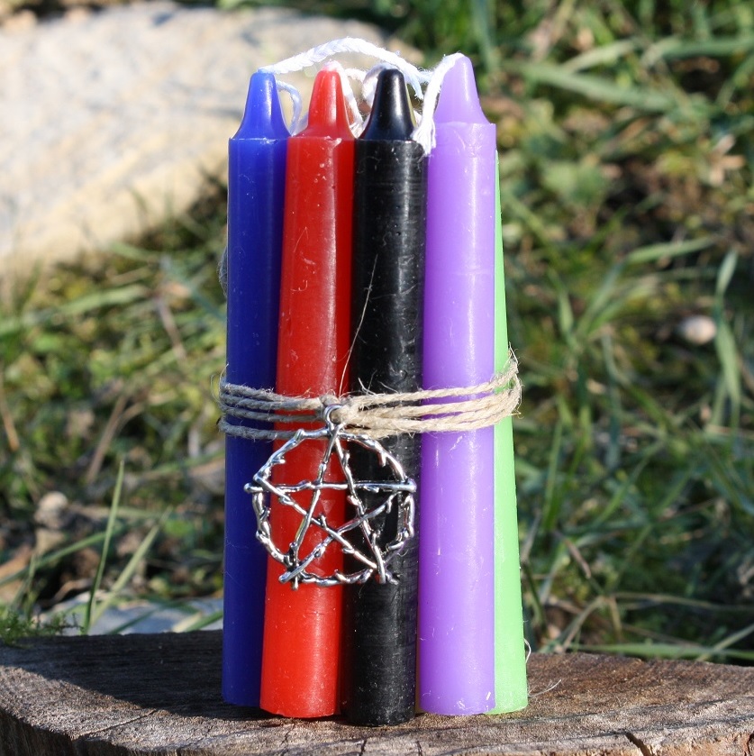 Lot 10 bougies rituelles