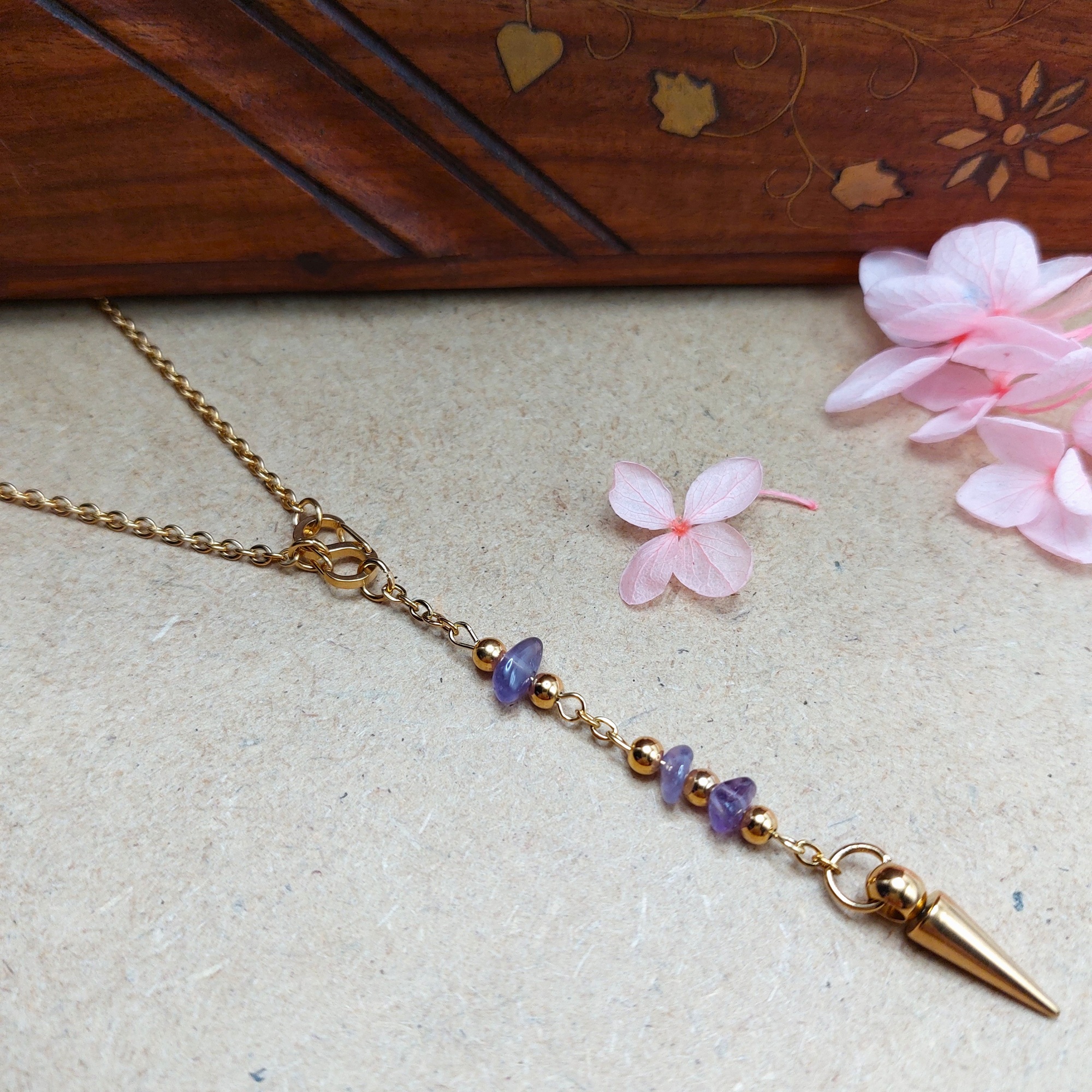 Collier pendule à personnaliser